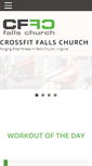 Mobile Screenshot of crossfitfallschurch.com
